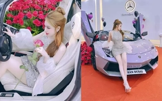 Hot girl 9X Hân Dubai tậu siêu xe Lamborghini Aventador mui trần