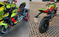 Chồng của Đoàn Di Băng bấm biển đẹp cho xe Ducati Streetfighter V4 Lamborghini có giá ngang Honda Civic Type R