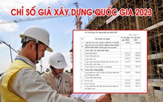 Chỉ số giá xây dựng quốc gia năm 2023 đối với từng loại công trình cụ thể