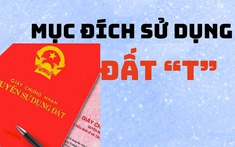 Ký hiệu đất ghi chữ T trên sổ đỏ, mục đích sử dụng là gì?