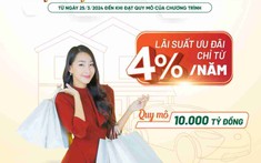 Một ngân hàng cho vay ngắn hạn mua nhà ở, đất ở, sửa chữa nhà… lãi suất chỉ từ 4%/năm