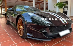 "Hắc mã" Ferrari 812 Superfast âm thầm về đội xe của "Qua" Vũ