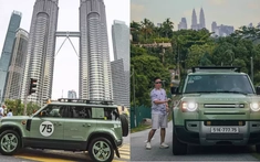 "Phượt thủ" Bình Dương lái Land Rover Defender 75th Limited Edition sang Malaysia đón cái nóng khắc nghiệt