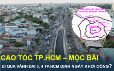 TP.HCM đề xuất thời điểm khởi công cao tốc gần 20.000 tỉ, quy mô 4 làn xe, cắt hai tuyến vành đai nối trực tiếp với Tây Ninh