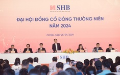 Lợi nhuận quý 1/2024 của SHB cao nhất lịch sử, mục tiêu 2024 tăng 22% và chia cổ tức 18%