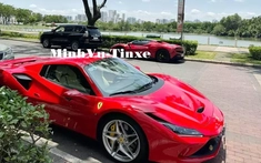 Dàn siêu xe bất ngờ tụ họp tại Tp.HCM, Ferrari 296 GTB màu đỏ mới lộ diện