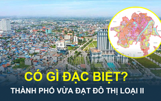 Diện mạo thành phố phía Bắc vừa được Chính phủ công nhận đạt đô thị loại II