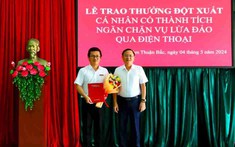 Một phụ nữ suýt mất 3,2 tỷ đồng vì bị lừa đảo qua mạng, cán bộ Agribank ngăn chặn kịp thời