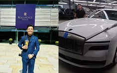 Minh "Nhựa" xuất hiện tại đại bản doanh của Rolls-Royce, dân tình chờ dung nhan của xe điện Spectre