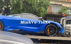 Siêu xe giới hạn McLaren 765LT từng của đại gia lan đột biến bị ngân hàng siết nợ bị bắt gặp vận chuyển tại Tp.HCM