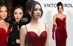 Kim Duyên tại Paris Haute Couture Fashion Week: “Tôi diện váy của NTK Lê Thanh Hòa và tôi đến từ Việt Nam”