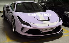 Nữ đại gia Đà Lạt thay áo mới cho siêu xe mui trần Ferrari F8 Spider độ khủng