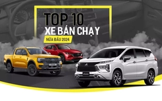 10 mẫu ô tô bán chạy nhất Việt Nam nửa đầu năm 2024: Mitsubishi Xpander giữ vững “ngôi vua”, Xforce góp mặt