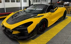 Đại gia Nghệ An chi tiền tỷ độ lại cho siêu xe mui trần McLaren 720S Spider theo phong cách xe đua