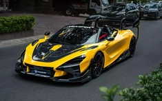 Siêu phẩm độ McLaren 720S Spider DarwinPro của đại gia xứ Nghệ lộ diện, cánh gió đuôi khổng lồ đã xuất hiện