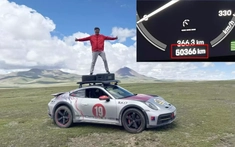 Nhận bàn giao xe Porsche 911 Dakar mới 11 tháng, đại gia Hải Phòng đã chạy được 50.366 km, trung bình 1 tháng chạy 4.579 km