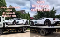 Gumball 3000: Siêu xe Ford GT '67 Heritage Edition hơn 80 tỷ đồng của "Qua" Vũ bị bắt gặp vận chuyển về Tp.HCM