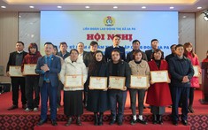 Liên đoàn Lao động thị xã Sa Pa tổ chức gặp mặt kỷ niệm 45 năm thành lập