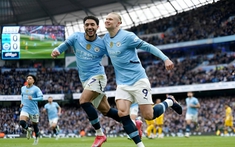 Man City bị Brighton cầm hòa 2-2: Bàn phản lưới của Khusanov khiến chủ nhà tiếc nuối