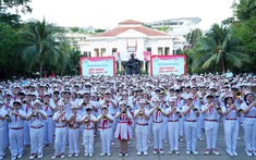 Thiếu nhi Yên Bái góp mặt trong màn đồng diễn trống kèn quy mô toàn quốc Đất nước trọn niềm vui