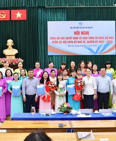 Hội LHPN xã Nhà Bè kiện toàn tổ chức bộ máy, nhân sự nhiệm kỳ 2021 – 2026