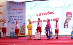 Trường Tiểu học Tân Định hưởng ứng Ngày Pháp luật nước Cộng hòa xã hội chủ nghĩa Việt Nam năm 2025