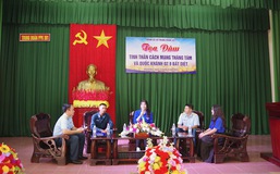 Trung Đoàn 591 tổ chức tọa đàm "Tinh thần Cách mạng tháng Tám và Quốc khánh 2/9 bất diệt" 

