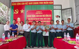 Trung đoàn 591 - Sư đoàn 377 bàn giao “Nhà đồng đội”