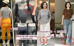 Phụ nữ trung niên nên tránh mặc quần không đường may ra đường, vì sao?