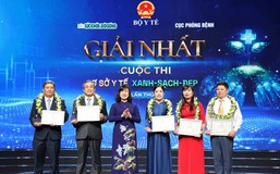 Lần đầu tiên trao giải cuộc thi 'Cơ sở y tế xanh – sạch – đẹp' trên cả nước
