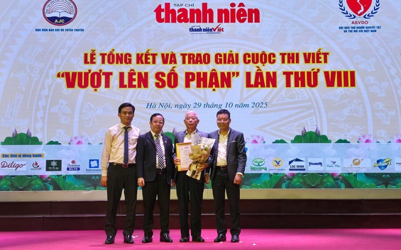 Lễ tổng kết, trao giải cuộc thi viết 'Vượt lên số phận' lần VIII