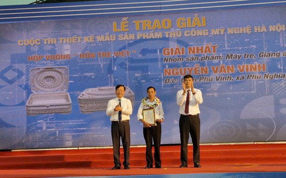 Trao giải cuộc thi thiết kế mẫu sản phẩm thủ công mỹ nghệ Hà Nội 2025