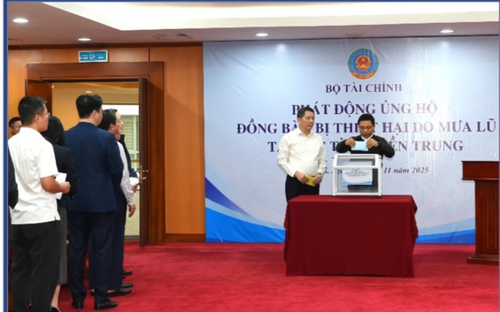 Bộ Tài chính phát động ủng hộ đồng bào miền Trung, Tây Nguyên 