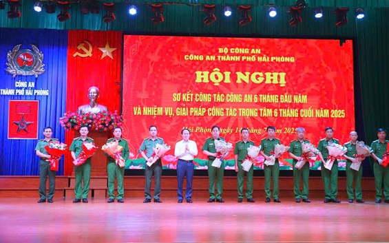 Công an thành phố Hải Phòng sơ kết công tác 6 tháng đầu năm 2025, triển khai nhiệm vụ trọng tâm 6 tháng cuối năm