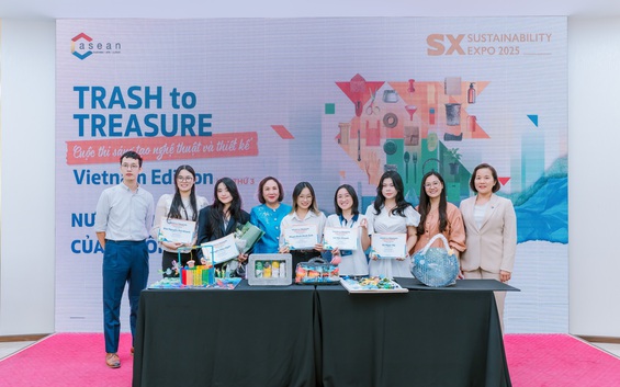 Cuộc thi TRASH TO TREASURE VIỆT NAM 2025 đa tim ra tác phâm xuât săc nhât
