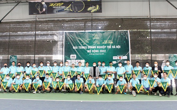 Khai mạc Giải Tennis Doanh nghiệp Trẻ Hà Nội mở rộng 2022