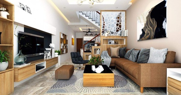 Mẫu nhà ống 3,5 tầng 49m2, có phòng tập cho cả gia đình