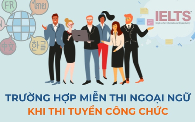 xem bong da truc tiep nhanh nhats: 3 trường hợp miễn thi ngoại ngữ khi thi tuyển công chức